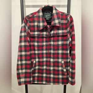 Woolrich Plaid Zip-Up Jacket